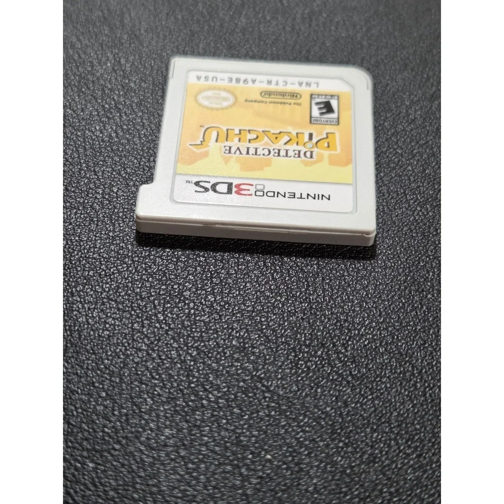 Detective Pikachu Nintendo 3DS Game Case Insert Authentic Untested 2018